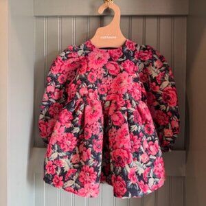 Damascena floral dress in Roses Tapestry, The New Society